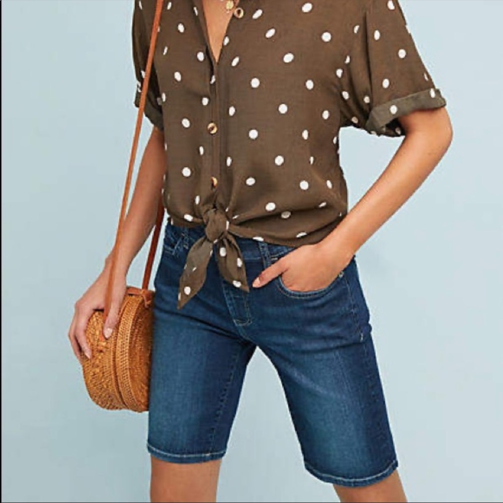 Anthropologie Pilcro and the Letterpress Bermudas